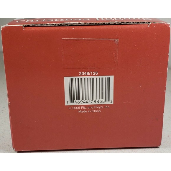 Fitz and Floyd 2005 Christmas Jiggling Santa Collection Item 2048/126 - Picture 6 of 7